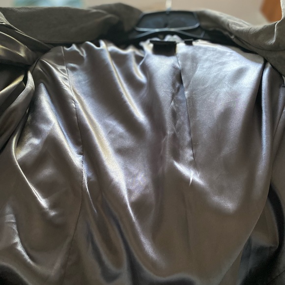 Wash and Dry 100% suede gray/blue jacket - Picture 4 of 11